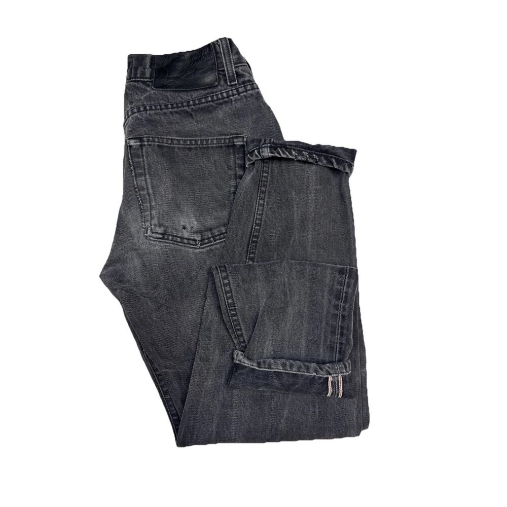 Naked & Famous Denim Easy Guy Grey Jeans Selvedge 28X30 Made in Canada